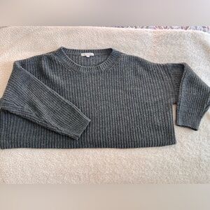 Women's Classic Gray Crewneck Sweater